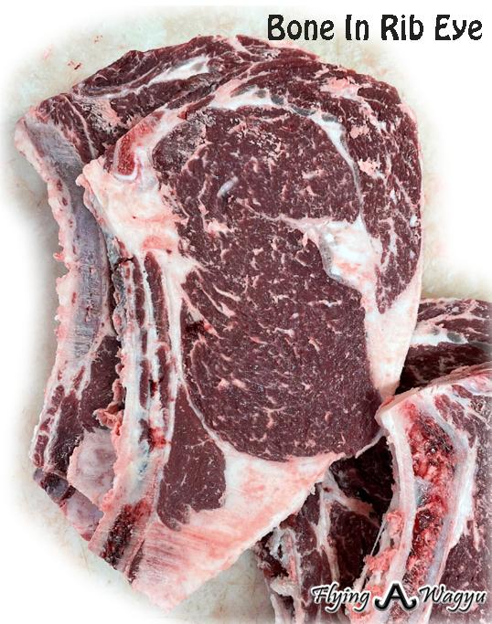 Pictures of Meat from "Vince's" F1 Calves - Bone in Rib Eye