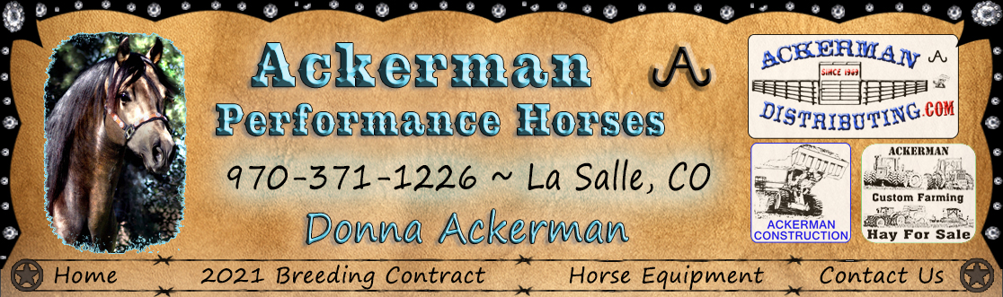Ackerman Distribuitng, Construction, Custom Farming, & Performance Horses