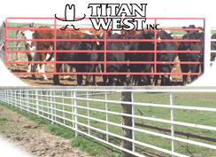 Titan West Continuous Fence & Heavy Duty Corral Gates 