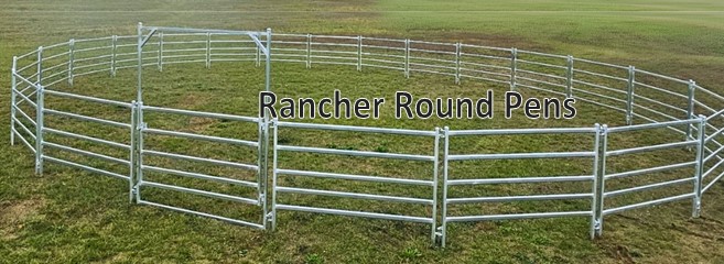 4 Rivers 7' Rancher Panels with Tall Utility Gate