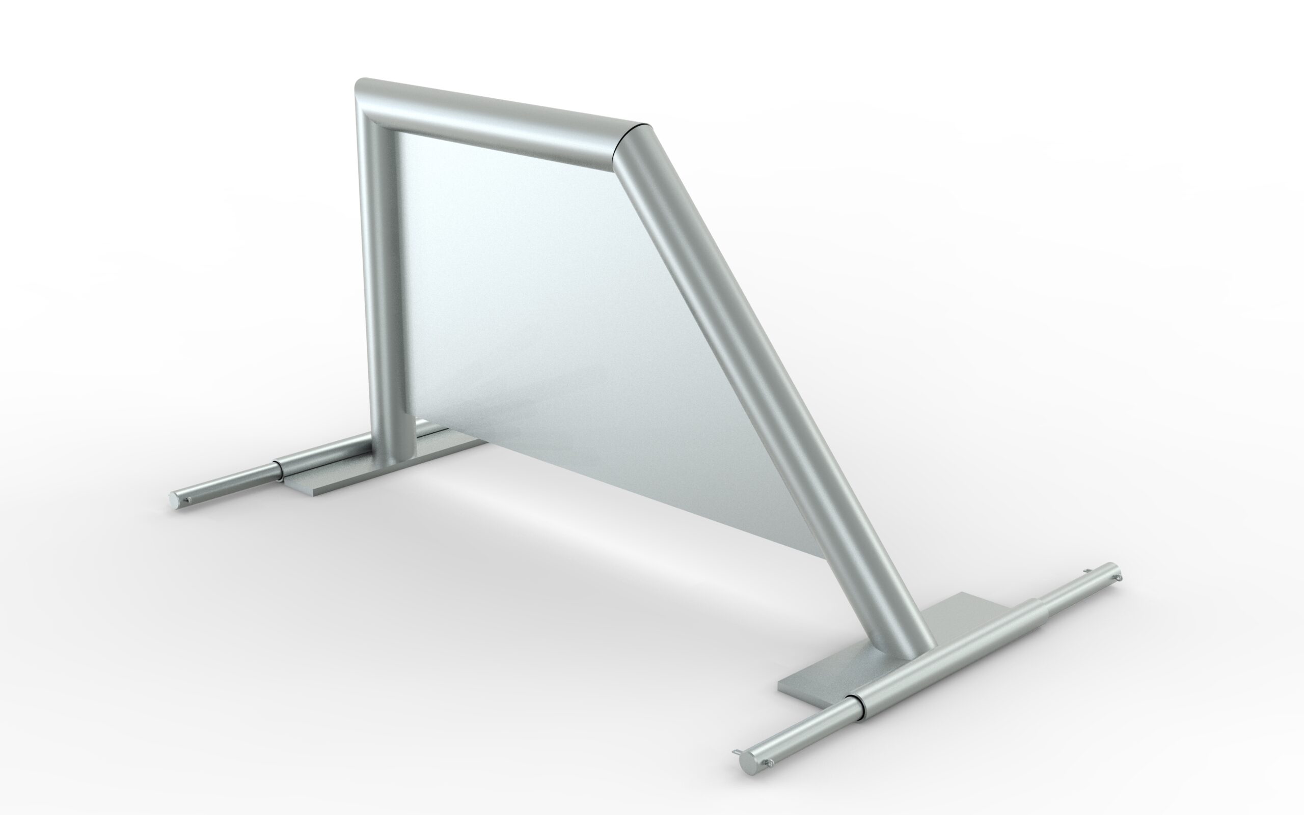 4 Rivers Diamond Vet Squeeze Chute, Parallel Squeeze, Single Side Exit, Galvanized - Cow in Headgate