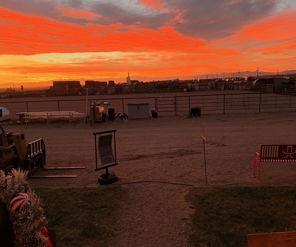 Sunset View from the Office