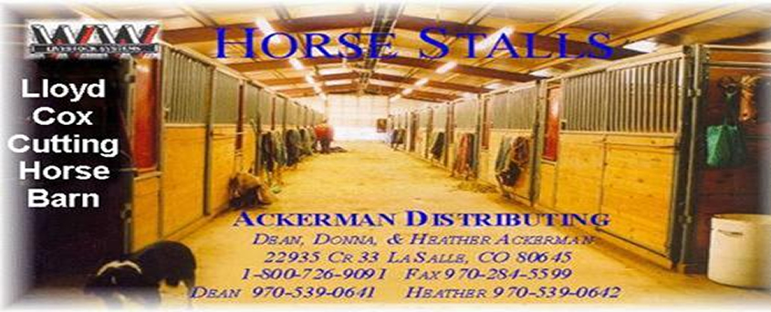 WW Classic Horse Stalls Lyod Cox Cutting Horse Barn 