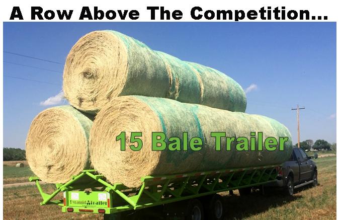 Pyramid 15 Bale Hydraulic Round Bale Trailer