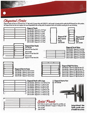 WW Chaparral Components Flyer